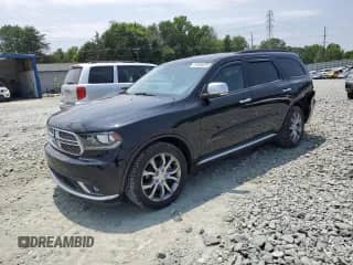 2017 Dodge Durango Citadel Anodized Platinum z VIN 1C4RDHEG5HC774691, wystawiony jako Copart lot #57885025 z przebiegiem 176 240 mil mil oraz Szkoda całkowita • Salvage title. Historia ofert i sprzedaży dostępna na DreamBid. Obrazek 1.