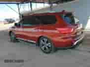 2020 Nissan Pathfinder Platinum with VIN 5N1DR2DM6LC586055, listed as a Copart auction lot 70061695 with 59,495 mi miles and Salvage title. Bid and sale history available at DreamBid. Image 2.