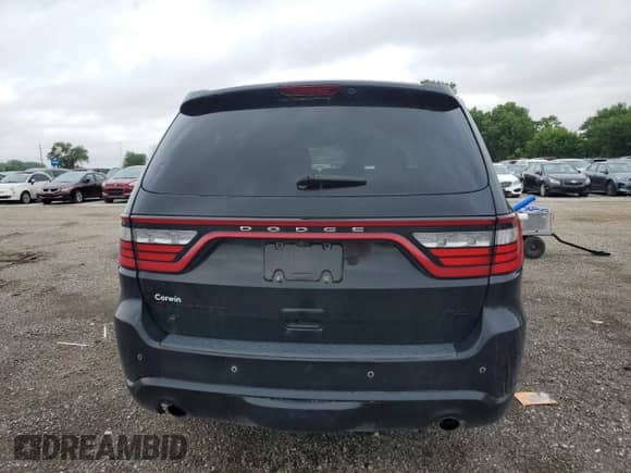 2018 Dodge Durango R/T with VIN 1C4SDJCT8JC327948, listed as a Copart auction lot 65422195 with 104,555 mi miles and Salvage title. Bid and sale history available at DreamBid. Image 6.