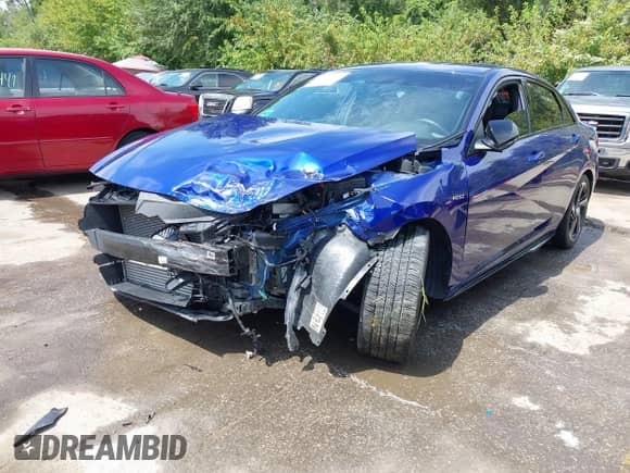 2023 Hyundai Elantra N Line z VIN KMHLR4AF9PU589934, wystawiony jako IAAI lot #43118500 z przebiegiem 15 761 mil mil oraz . Historia ofert i sprzedaży dostępna na DreamBid. Obrazek 2.