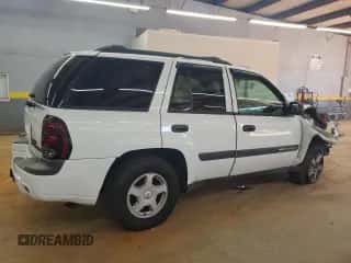 2003 Chevrolet TrailBlazer LT z VIN 1GNDT13S632243386, wystawiony jako Copart lot #81863145 z przebiegiem 154 071 mil mil oraz Szkoda całkowita • Salvage title. Historia ofert i sprzedaży dostępna na DreamBid. Obrazek 3.