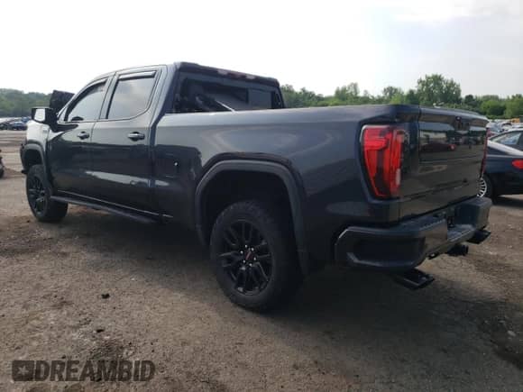 2022 GMC Sierra 1500 AT4 with VIN 1GTPUEEL7NZ553203, listed as a Copart auction lot 62059215 with 29,117 mi miles and Salvage title. Bid and sale history available at DreamBid. Image 2.
