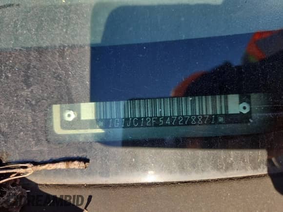 2004 Chevrolet Cavalier с VIN 1G1JC12F547278871, выставлен на аукционе Copart как лот 89915935 с пробегом 207 337 миль миль и Чистый • Clean title. История ставок и продаж доступна на DreamBid. Изображение 12.
