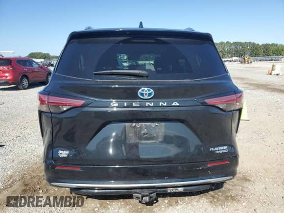 2022 Toyota Sienna Platinum с VIN 5TDERKEC1NS088829, выставлен на аукционе Copart как лот 71081745 с пробегом 38 339 миль миль и Списание • Salvage title. История ставок и продаж доступна на DreamBid. Изображение 6.