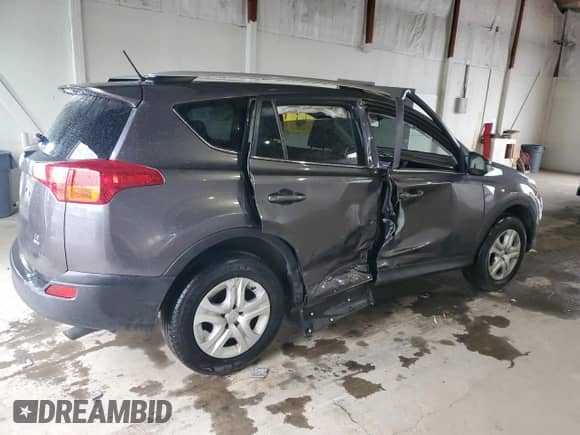 2015 Toyota RAV4 LE with VIN JTMBFREV2FJ047324, listed as a Copart auction lot 71504265 with 54,087 mi miles and Salvage title. Bid and sale history available at DreamBid. Image 3.