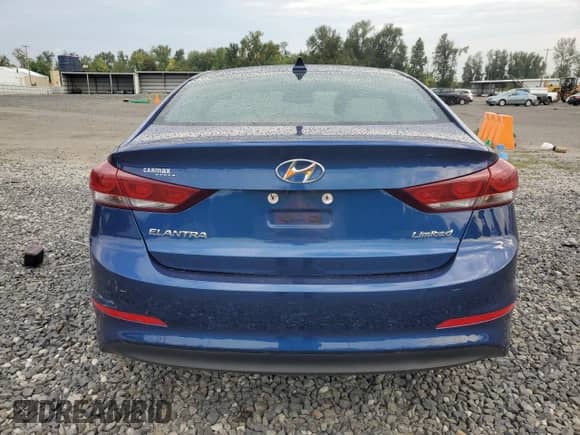 2017 Hyundai Elantra Limited с VIN 5NPD84LF7HH056033, выставлен на аукционе Copart как лот 70494785 с пробегом 79 652 миль миль и Списание • Salvage title. История ставок и продаж доступна на DreamBid. Изображение 6.