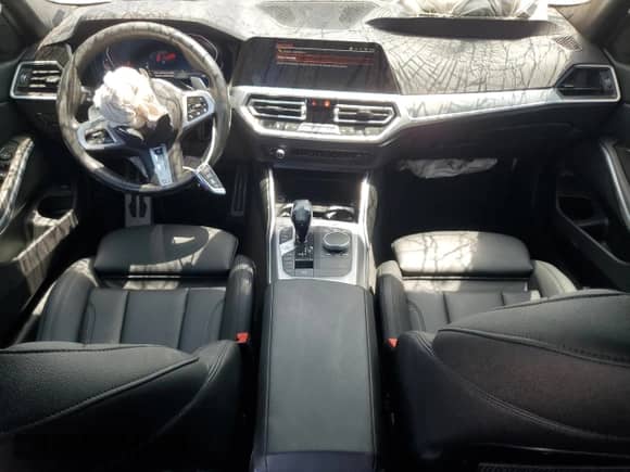 2020 BMW 3 Series M340i z VIN 3MW5U7J09L8B26303, wystawiony jako Copart lot #59202145 z przebiegiem 75 606 mil mil oraz Szkoda całkowita • Salvage title. Historia ofert i sprzedaży dostępna na DreamBid. Obrazek 8.