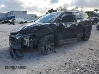 2022 Chevrolet Blazer RS с VIN 3GNKBERS4NS236131, выставлен на аукционе Copart как лот 61938545 с пробегом 38 177 миль миль и На запчасти • Non repairable. История ставок и продаж доступна на DreamBid. Изображение 1.
