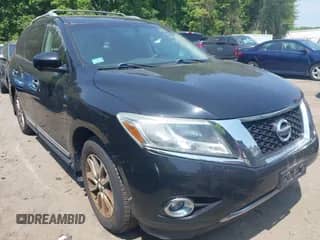 2016 Nissan Pathfinder Platinum with VIN 5N1AR2MMXGC608468, listed as a IAAI auction lot 42483571 with 214,422 mi miles and . Bid and sale history available at DreamBid. Image 1.