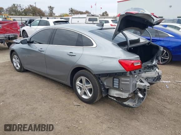 2025 Chevrolet Malibu LS with VIN 1G1ZB5ST0SF102588, listed as a IAAI auction lot 41048948 with 6,205 mi miles and . Bid and sale history available at DreamBid. Image 3.
