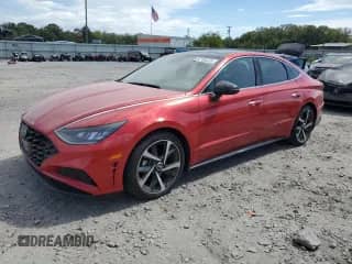 2021 Hyundai Sonata SEL Plus с VIN 5NPEJ4J24MH120127, выставлен на аукционе Copart как лот 82184455 с пробегом 62 178 миль миль и Списание • Salvage title. История ставок и продаж доступна на DreamBid. Изображение 1.