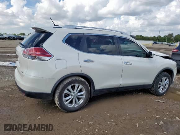 2016 Nissan Rogue SV with VIN KNMAT2MTXGP607715, listed as a Copart auction lot 81818965 with 115,673 mi miles and Salvage title. Bid and sale history available at DreamBid. Image 3.