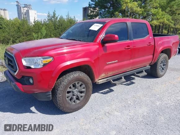 2020 Toyota Tacoma SR5 with VIN 3TYAZ5CN4LT001995, listed as a IAAI auction lot 43104841 with 59,820 mi miles and . Bid and sale history available at DreamBid. Image 2.