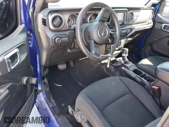 2018 Jeep Wrangler Sport with VIN 1C4GJXAG2JW280163, listed as a Copart auction lot 83984915 with 73,303 mi miles and Salvage title. Bid and sale history available at DreamBid. Image 8.
