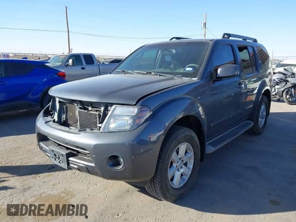 2011 Nissan Pathfinder SV with VIN 5N1AR1NB4BC633396, listed as a IAAI auction lot 41364159 with 164,655 mi miles and . Bid and sale history available at DreamBid. Image 2.