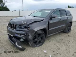 2016 Jeep Grand Cherokee High Altitude with VIN 1C4RJECG4GC320389, listed as a Copart auction lot 81341415 with 46,968 mi miles and Salvage title. Bid and sale history available at DreamBid. Image 1.