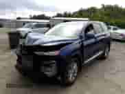 2020 Hyundai Santa Fe SE with VIN 5NMS2CAD0LH180221, listed as a Copart auction lot 55202262 with Not provided miles and . Bid and sale history available at DreamBid. Image 2.