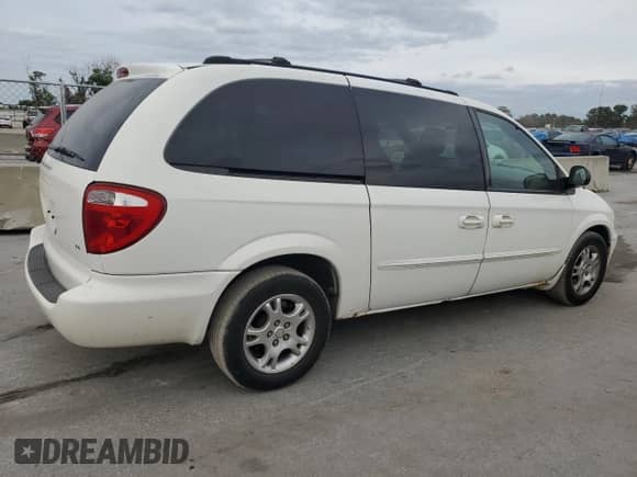 2003 Dodge Caravan EX z VIN 2D4GP74LX3R164392, wystawiony jako Copart lot #81423744 z przebiegiem 70 105 mil mil oraz Czysty tytuł • Clean title. Historia ofert i sprzedaży dostępna na DreamBid. Obrazek 3.