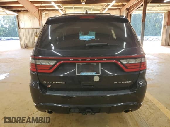 2018 Dodge Durango Citadel Anodized Platinum with VIN 1C4SDJET7JC302357, listed as a Copart auction lot 82209205 with 104,428 mi miles and Salvage title. Bid and sale history available at DreamBid. Image 6.