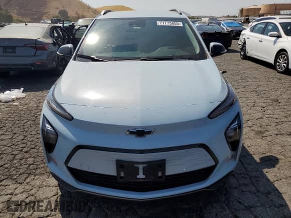 2022 Chevrolet Bolt EUV Premier with VIN 1G1FZ6S01N4112265, listed as a Copart auction lot 71773855 with 55,403 mi miles and Salvage title. Bid and sale history available at DreamBid. Image 5.