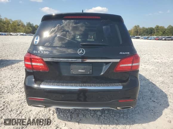 2017 Mercedes-Benz GLS 550 with VIN 4JGDF7DE9HA811649, listed as a Copart auction lot 80461305 with 107,483 mi miles and Clean title. Bid and sale history available at DreamBid. Image 6.