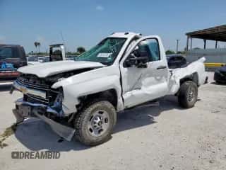 2018 Chevrolet Silverado 2500HD Work Truck с VIN 1GC0CUEG2JZ218877, выставлен на аукционе Copart как лот 65144745 с пробегом Не указан миль и Списание • Salvage title. История ставок и продаж доступна на DreamBid. Изображение 1.