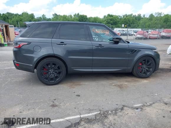 2022 Land Rover Range Rover Sport HST with VIN SALWS2RUXNA205731, listed as a IAAI auction lot 42613333 with 32,845 mi miles and . Bid and sale history available at DreamBid. Image 13.