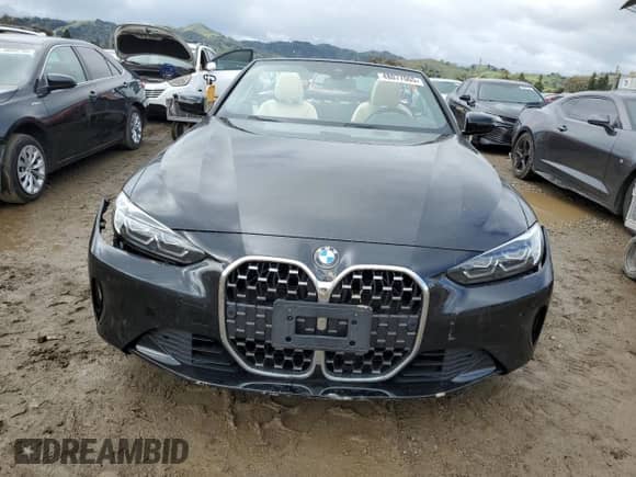 2022 BMW 4 Series 430i with VIN WBA23AT03NCJ32884, listed as a Copart auction lot 48077065 with 12,910 mi miles and Salvage title. Bid and sale history available at DreamBid. Image 5.