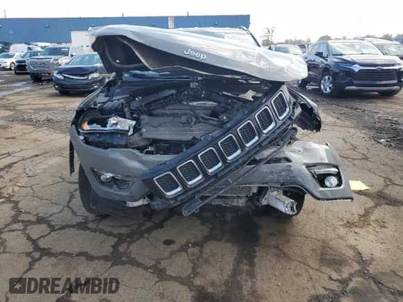 2020 Jeep Compass Limited with VIN 3C4NJDCB1LT101160, listed as a Copart auction lot 54838865 with 38,049 mi miles and Non repairable. Bid and sale history available at DreamBid. Image 5.
