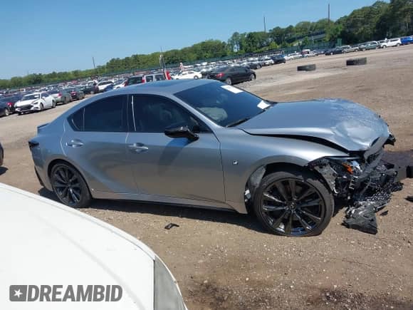 2025 Lexus IS 350 F Sport with VIN JTHGZ1E24S5039764, listed as a IAAI auction lot 42566515 with 1,107 mi miles and . Bid and sale history available at DreamBid. Image 13.