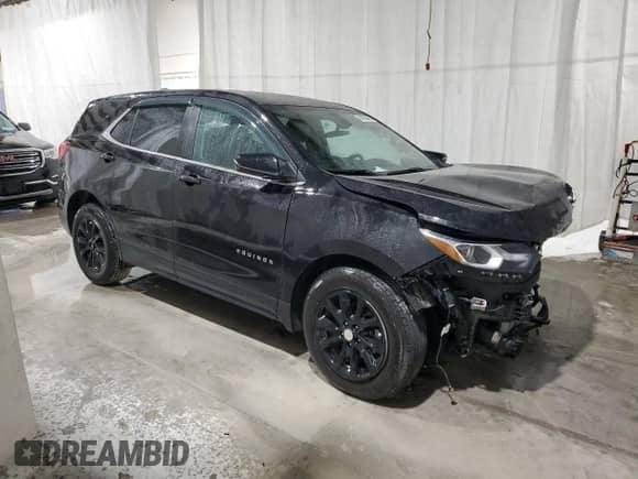 2021 Chevrolet Equinox LT with VIN 3GNAXUEVXML361442, listed as a Copart auction lot 80756455 with 38,483 mi miles and Salvage title. Bid and sale history available at DreamBid. Image 4.