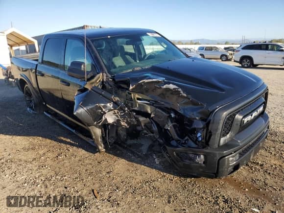 2022 Ram 1500 Warlock z VIN 1C6RR7LGXNS199141, wystawiony jako Copart lot #84645595 z przebiegiem 53 328 mil mil oraz Szkoda całkowita • Salvage title. Historia ofert i sprzedaży dostępna na DreamBid. Obrazek 4.