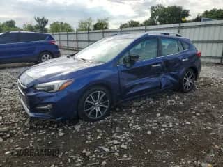 2018 Subaru Impreza Limited with VIN 4S3GTAU65J3713471, listed as a Copart auction lot 70658135 with 28,668 mi miles and Salvage title. Bid and sale history available at DreamBid. Image 1.
