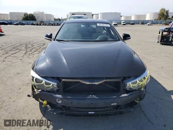 2018 BMW 4 Series 430i with VIN WBA4W3C57JAE64861, listed as a Copart auction lot 49739115 with 115,188 mi miles and Salvage title. Bid and sale history available at DreamBid. Image 5.