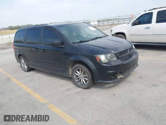 2014 Dodge Grand Caravan R/T z VIN 2C4RDGEG3ER385710, wystawiony jako IAAI lot #43218614 z przebiegiem 202 482 mil mil oraz . Historia ofert i sprzedaży dostępna na DreamBid. Obrazek 1.