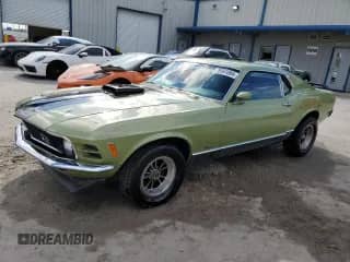 1970 Ford Mustang z VIN 0T05M149523, wystawiony jako Copart lot #76591894 z przebiegiem 57 830 mil mil oraz Nie do naprawy • Non repairable. Historia ofert i sprzedaży dostępna na DreamBid. Obrazek 1.