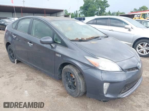 2013 Toyota Prius with VIN JTDKN3DP5D3037147, listed as a IAAI auction lot 42818167 with 261,432 mi miles and . Bid and sale history available at DreamBid. Image 1.