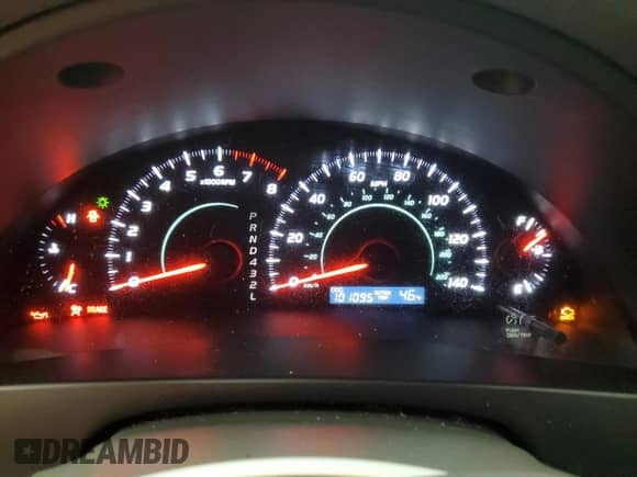 2008 Toyota Camry XLE with VIN 4T1BE46K08U750606, listed as a Copart auction lot 80092655 with 101,095 mi miles and Salvage title. Bid and sale history available at DreamBid. Image 9.