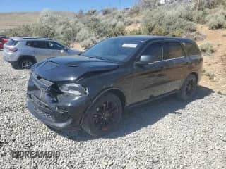 2020 Dodge Durango R/T with VIN 1C4SDHCT0LC394328, listed as a Copart auction lot 60821955 with 70,504 mi miles and Salvage title. Bid and sale history available at DreamBid. Image 1.