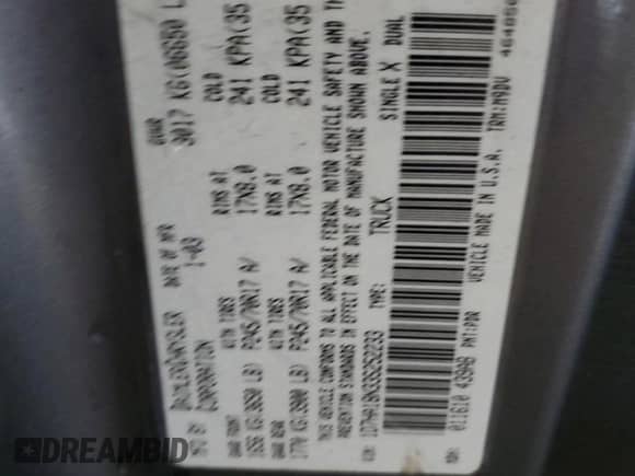2003 Dodge 1500 ST с VIN 1D7HA18N33S252233, выставлен на аукционе Copart как лот 82030295 с пробегом 120 358 миль миль и Списание • Salvage title. История ставок и продаж доступна на DreamBid. Изображение 12.