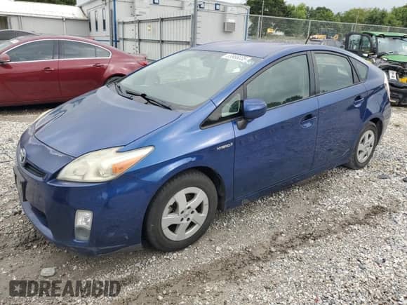 2010 Toyota Prius II z VIN JTDKN3DUXA0158873, wystawiony jako Copart lot #83966035 z przebiegiem Nie podano mil oraz Czysty tytuł • Clean title. Historia ofert i sprzedaży dostępna na DreamBid. Obrazek 1.
