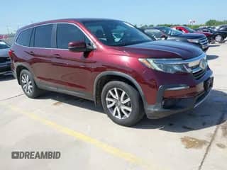 2020 Honda Pilot EX z VIN 5FNYF5H36LB009160, wystawiony jako IAAI lot #42518132 z przebiegiem 153 308 mil mil oraz . Historia ofert i sprzedaży dostępna na DreamBid. Obrazek 1.