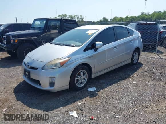 2011 Toyota Prius I with VIN JTDKN3DU8B5342200, listed as a IAAI auction lot 43249104 with 165,066 mi miles and . Bid and sale history available at DreamBid. Image 2.