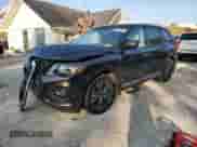 2017 Nissan Pathfinder Platinum with VIN 5N1DR2MM2HC606888, listed as a Copart auction lot 80041345 with 142,071 mi miles and Salvage title. Bid and sale history available at DreamBid. Image 1.