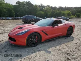 2014 Chevrolet Corvette Z51 2LT z VIN 1G1YK2D71E5115452, wystawiony jako Copart lot #59508835 z przebiegiem 70 382 mil mil oraz Szkoda całkowita • Salvage title. Historia ofert i sprzedaży dostępna na DreamBid. Obrazek 1.