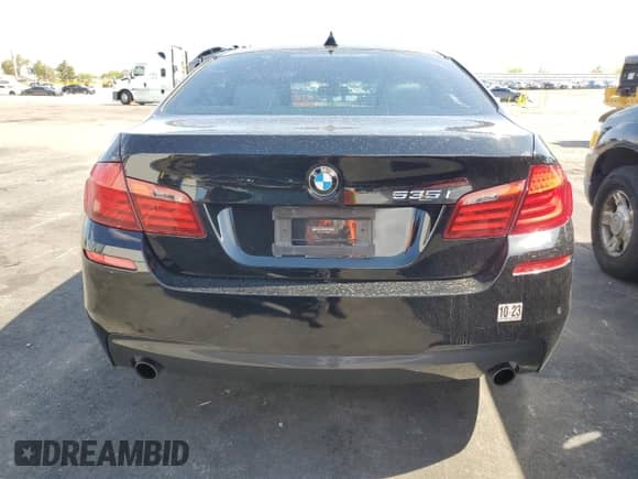 2013 BMW 5 Series 535i с VIN WBAFR7C53DC820543, выставлен на аукционе Copart как лот 65392245 с пробегом 61 937 миль миль и Списание • Salvage title. История ставок и продаж доступна на DreamBid. Изображение 6.