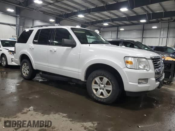 2010 Ford Explorer with VIN 1FMEU7D89AUA09742, listed as a Copart auction lot 44901595 with 122,509 mi miles and Salvage title. Bid and sale history available at DreamBid. Image 4.