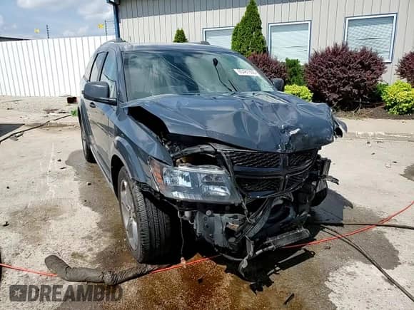 2017 Dodge Journey Crossroad Plus with VIN 3C4PDCGG6HT613620, listed as a Copart auction lot 65481555 with 104,192 mi miles and Non repairable. Bid and sale history available at DreamBid. Image 15.