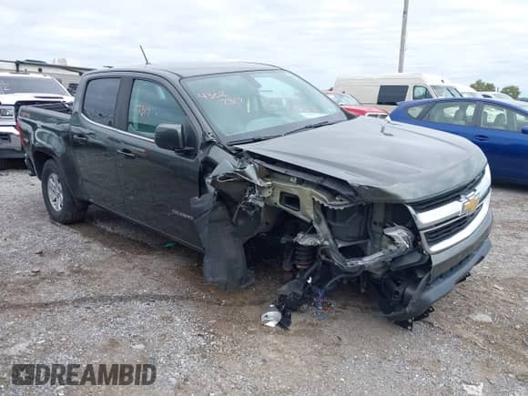2018 Chevrolet Colorado 4WD Work Truck with VIN 1GCGTBENXJ1107896, listed as a IAAI auction lot 43027317 with 104,301 mi miles and . Bid and sale history available at DreamBid. Image 1.