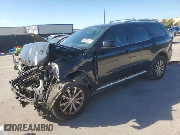2017 Dodge Durango SXT with VIN 1C4RDJAG0HC669764, listed as a Copart auction lot 86783075 with 118,541 mi miles and Non repairable. Bid and sale history available at DreamBid. Image 1.